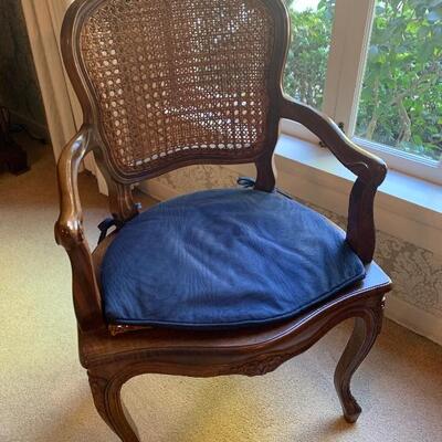 Lot 337 Reproduction Antique French Open Armchair Cane Seat