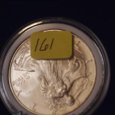 2005 Unc Silver American Eagle 161