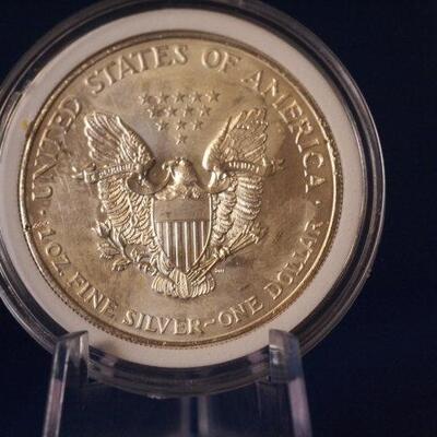 1995 Unc Silver American Eagle  165