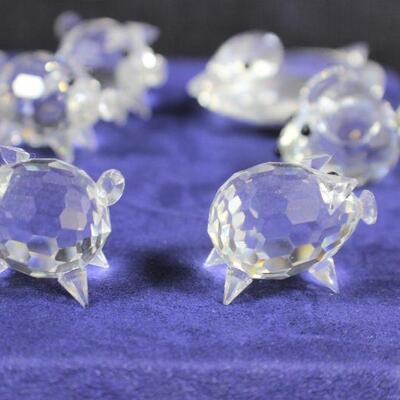 LOT#320: 6 Swarovski Crystal Animals