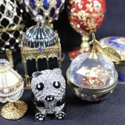 LOT#321: 10 Assorted Trinket Boxes