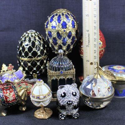 LOT#321: 10 Assorted Trinket Boxes