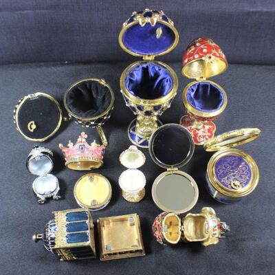 LOT#321: 10 Assorted Trinket Boxes