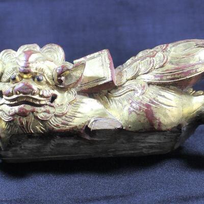 LOT#329: Pair of Chinese Foo Lion Plaques