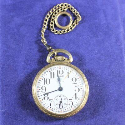 LOT#336: 1941 Elgin 17 Jewels 10K Rolled Gold Case