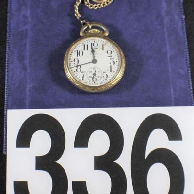 LOT#336: 1941 Elgin 17 Jewels 10K Rolled Gold Case