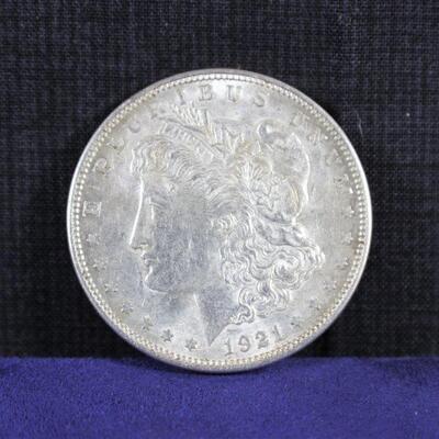 LOT#339: 1921 Denver Morgan Dollar