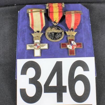 LOT#346: Spanish Civil War Medals (1930s)