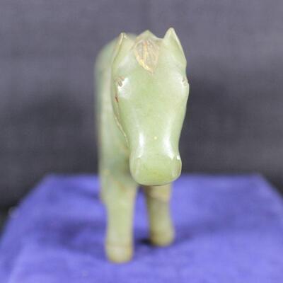 LOT#349: Carved Jade Horse