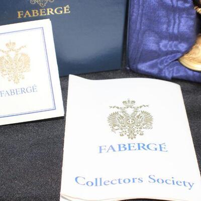 LOT#351: Faberge Cut Crystal Egg #0709