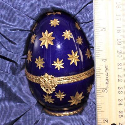 LOT#354: Faberge/Limoges Statue of Liberty Egg 1999
