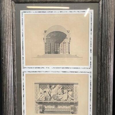 LOT#358: Louis XVI Architectural Plates