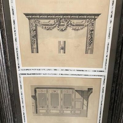 LOT#358: Louis XVI Architectural Plates