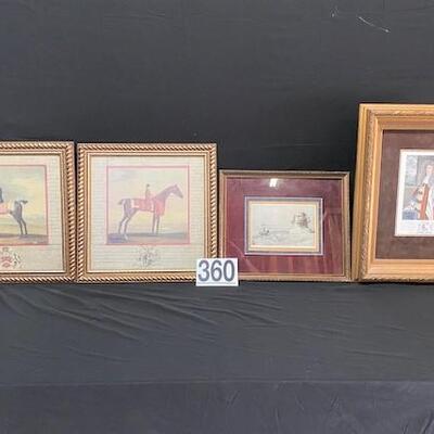 LOT#360: 4 Pieces of Assorted Artwork #2