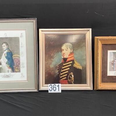 LOT#361: 3 Pieces of Assorted Artwork