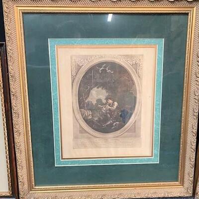 LOT#367: 4 Framed Art Pieces #1