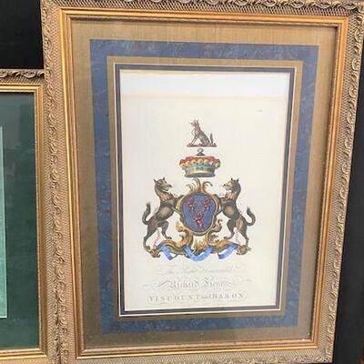 LOT#367: 4 Framed Art Pieces #1