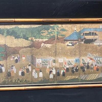 LOT#370: Portuguese Ships Entering Japanese Harbor