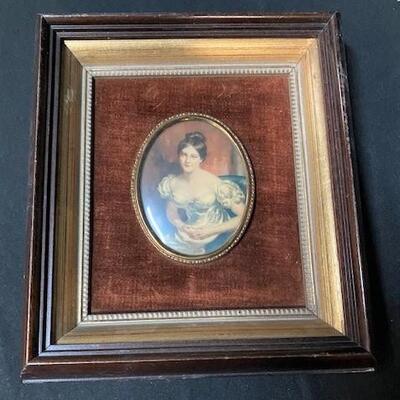 LOT#371: Pair of Portrait Miniatures
