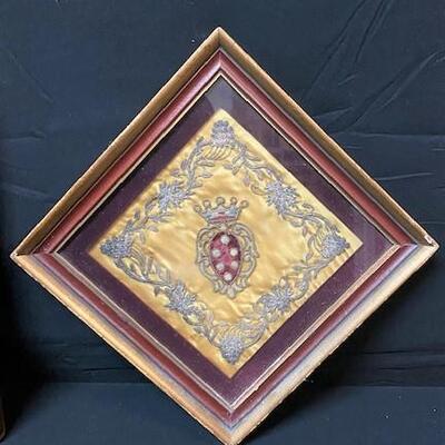 LOT#373: 3 Framed Art Pieces