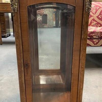 LOT#375: Believed to be French Curio Style Lighted Cabinets