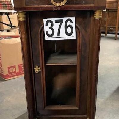 LOT#376: Louis XV Style Glass Front Cabinet