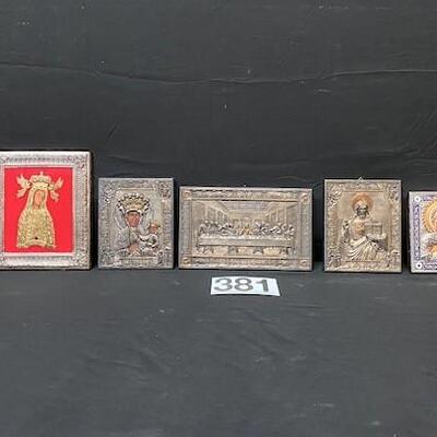 LOT#381: 7 Piece Religious Lot