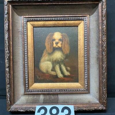 LOT#383: Signed Roy Son Oil on Canvas