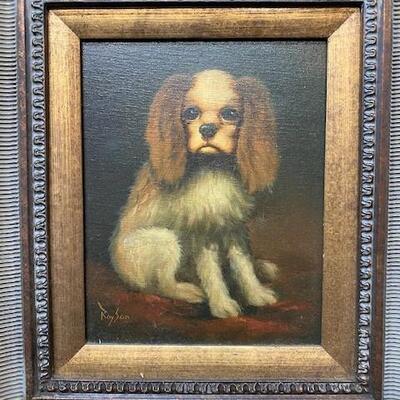 LOT#383: Signed Roy Son Oil on Canvas