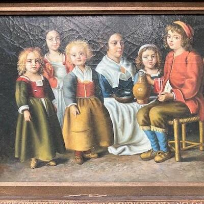 LOT#385: "A Woman and Five Children" Copy