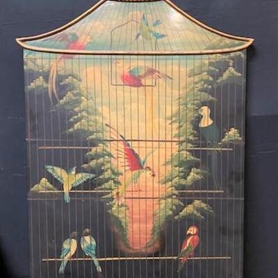 LOT#391: 2 Wooden DÃ©cor Panels