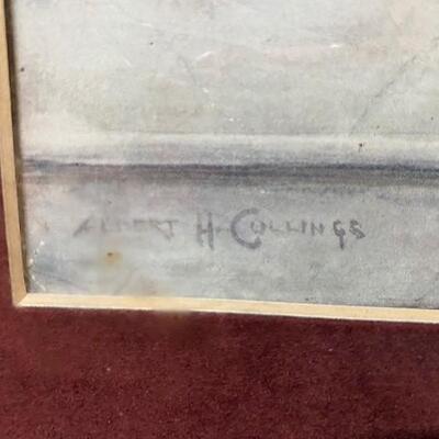 LOT#395: Signed Albert H. Collings