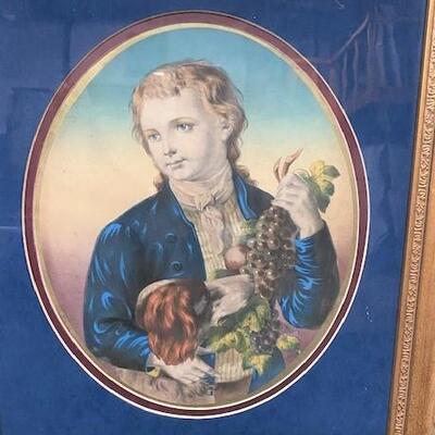 LOT#396: After Gainsborough Boy with Dog