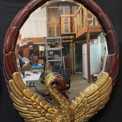 LOT#401: Gilted Swan Mirrors