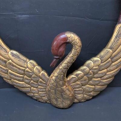 LOT#401: Gilted Swan Mirrors