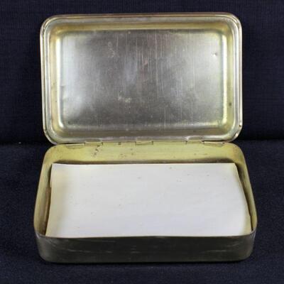 LOT#404: 1914 Imperium Britannicum Brass Christmas Box