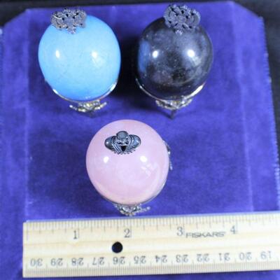 LOT#408: Believed to be Russian Polished Stone Eggs
