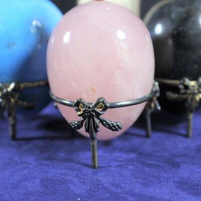 LOT#408: Believed to be Russian Polished Stone Eggs