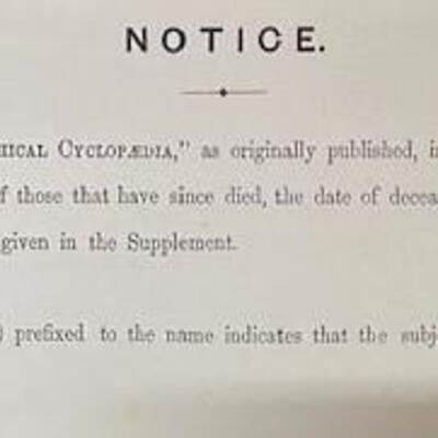 LOT#410: 1866 English Cyclopaedia/Biography by Charles Knight