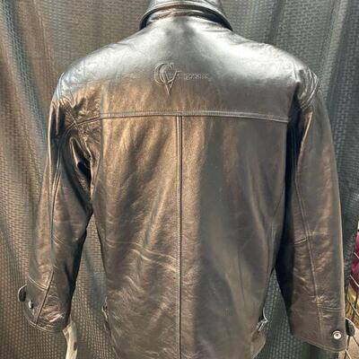 XL Black Prestige Leather Promotional Jacket for Courvoiser Cognac *With Tags*