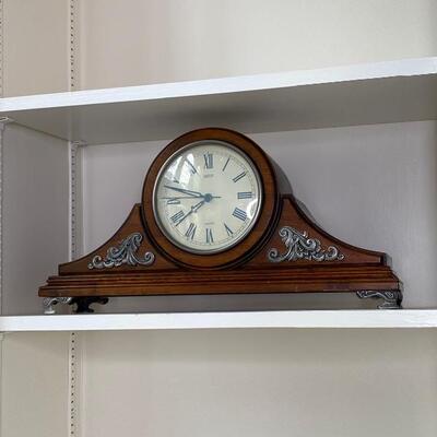 Solid Wood Replica Non Working Mantel Clock 