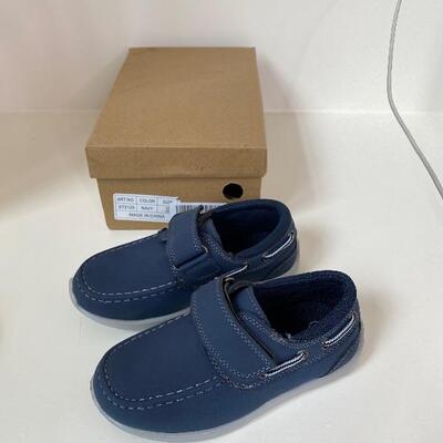Size 10 Kids Navy Velcro Shoes - New
