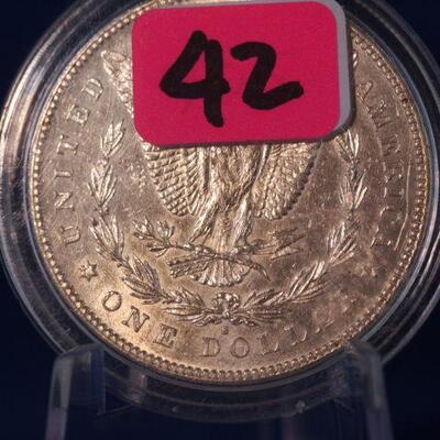 1878 S UNC Morgan Silver Dollar  42