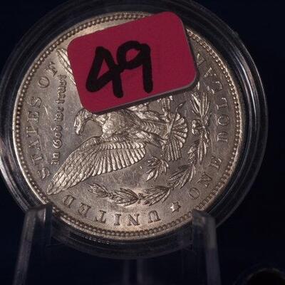 1886 P UNC Morgan Silver Dollar  49