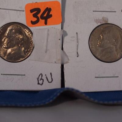 2 Jefferson BU grade Nickels