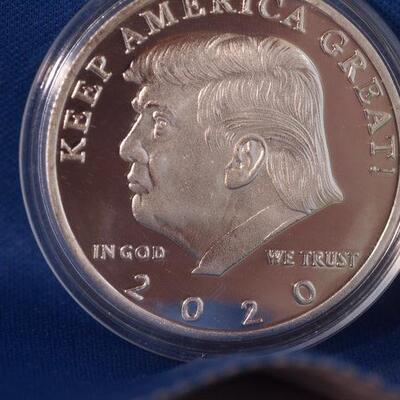 Two Trump Collectable Coins 24