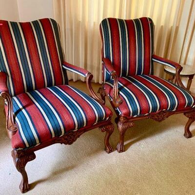 LOT 5 PAIR ARM CHAIRS