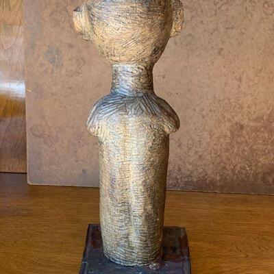 LOT 260 AFRICAN WOOD CARVING WOMAN'S TORSO