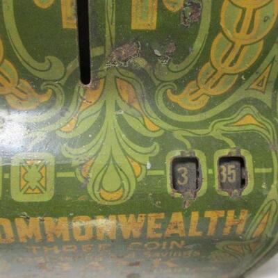 Lot 70 - Rare! Vintage Advertising Items includes Commonwealth Coin Bank, Schlitz Lighter, and More