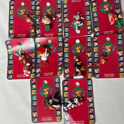 Lot #286 Lot Of Disney and Looney Tunes Characters Collectible Miniature Ornaments 